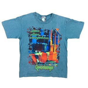 Vintage 1995 Parachute Press Goosebumps Monster Blood 3 Youth Crew Neck Tee - YL